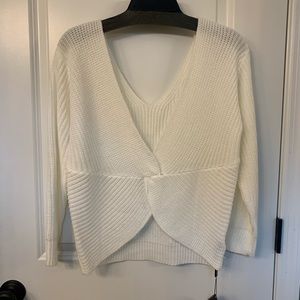 NWT Zaful Criss-Crossfit twisted sweater